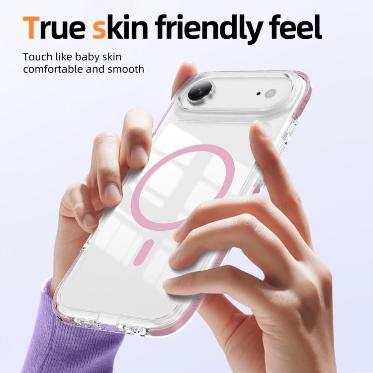 Coque de téléphone hybride en acrylique magnétique transparent Crystal Shield, pour iPhone 16 Plus, pour iPhone 16, pour iPhone 15 Pro Max, pour iPhone 15 Pro, pour iPhone 15 Plus, pour iPhone 15
