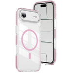 Coque de téléphone hybride en acrylique magnétique transparent Crystal Shield, pour iPhone 16 Plus, pour iPhone 16, pour iPhone 15 Pro Max, pour iPhone 15 Pro, pour iPhone 15 Plus, pour iPhone 15
