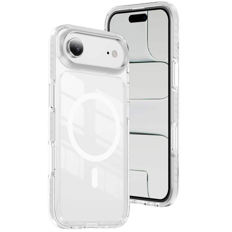 Coque de téléphone hybride en acrylique magnétique transparent Crystal Shield, pour iPhone 16 Plus, pour iPhone 16, pour iPhone 15 Pro Max, pour iPhone 15 Pro, pour iPhone 15 Plus, pour iPhone 15