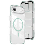 Coque de téléphone hybride en acrylique magnétique transparent Crystal Shield, pour iPhone 16 Plus, pour iPhone 16, pour iPhone 15 Pro Max, pour iPhone 15 Pro, pour iPhone 15 Plus, pour iPhone 15