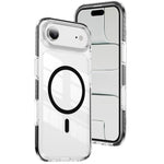 Coque de téléphone hybride en acrylique magnétique transparent Crystal Shield, pour iPhone 16 Plus, pour iPhone 16, pour iPhone 15 Pro Max, pour iPhone 15 Pro, pour iPhone 15 Plus, pour iPhone 15