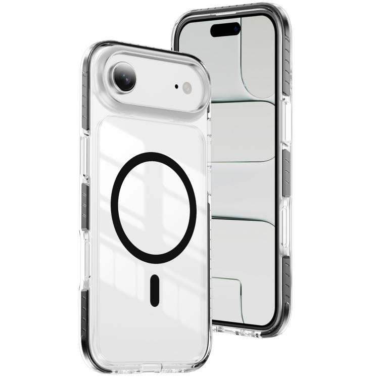 Coque de téléphone hybride en acrylique magnétique transparent Crystal Shield, pour iPhone 16 Plus, pour iPhone 16, pour iPhone 15 Pro Max, pour iPhone 15 Pro, pour iPhone 15 Plus, pour iPhone 15