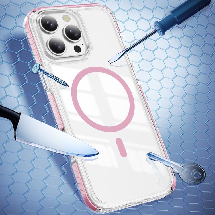 Coque de téléphone hybride en acrylique magnétique transparent Crystal Shield, pour iPhone 16 Plus, pour iPhone 16, pour iPhone 15 Pro Max, pour iPhone 15 Pro, pour iPhone 15 Plus, pour iPhone 15