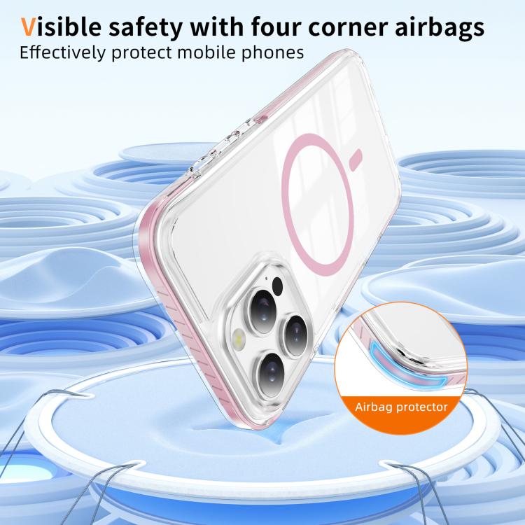 Coque de téléphone hybride en acrylique magnétique transparent Crystal Shield, pour iPhone 16 Plus, pour iPhone 16, pour iPhone 15 Pro Max, pour iPhone 15 Pro, pour iPhone 15 Plus, pour iPhone 15