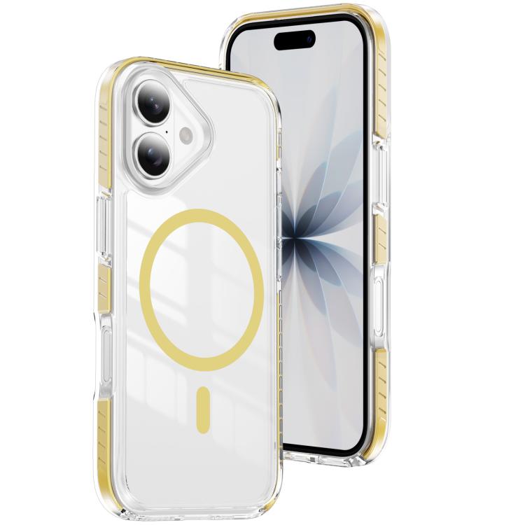 Crystal Shield Clear Magnetic Acrylic Hybrid TPU Phone Case, For iPhone 16 Plus, For iPhone 16, For iPhone 15 Pro Max, For iPhone 15 Pro, For iPhone 15 Plus, For iPhone 15