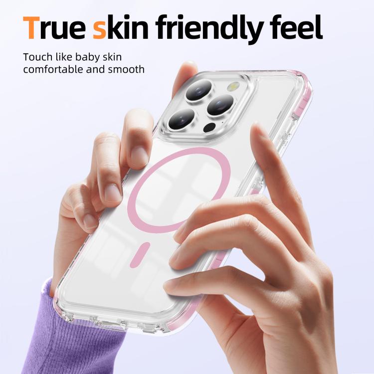 Coque de téléphone hybride TPU en acrylique magnétique transparent Crystal Shield, Pour iPhone 14 Plus, Pour iPhone 14 / 13, Pour iPhone 14 Pro, Pour iPhone 14 Pro Max, Pour iPhone 13 Pro Max, Pour iPhone 13 Pro