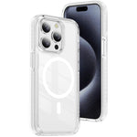 Coque de téléphone hybride TPU en acrylique magnétique transparent Crystal Shield, Pour iPhone 14 Plus, Pour iPhone 14 / 13, Pour iPhone 14 Pro, Pour iPhone 14 Pro Max, Pour iPhone 13 Pro Max, Pour iPhone 13 Pro