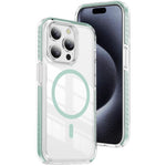 Coque de téléphone hybride TPU en acrylique magnétique transparent Crystal Shield, Pour iPhone 14 Plus, Pour iPhone 14 / 13, Pour iPhone 14 Pro, Pour iPhone 14 Pro Max, Pour iPhone 13 Pro Max, Pour iPhone 13 Pro