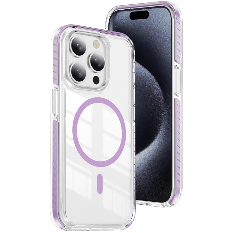 Coque de téléphone hybride TPU en acrylique magnétique transparent Crystal Shield, Pour iPhone 14 Plus, Pour iPhone 14 / 13, Pour iPhone 14 Pro, Pour iPhone 14 Pro Max, Pour iPhone 13 Pro Max, Pour iPhone 13 Pro