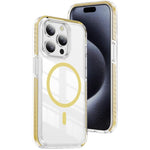 Coque de téléphone hybride TPU en acrylique magnétique transparent Crystal Shield, Pour iPhone 14 Plus, Pour iPhone 14 / 13, Pour iPhone 14 Pro, Pour iPhone 14 Pro Max, Pour iPhone 13 Pro Max, Pour iPhone 13 Pro
