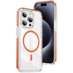 Coque de téléphone hybride TPU en acrylique magnétique transparent Crystal Shield, Pour iPhone 14 Plus, Pour iPhone 14 / 13, Pour iPhone 14 Pro, Pour iPhone 14 Pro Max, Pour iPhone 13 Pro Max, Pour iPhone 13 Pro