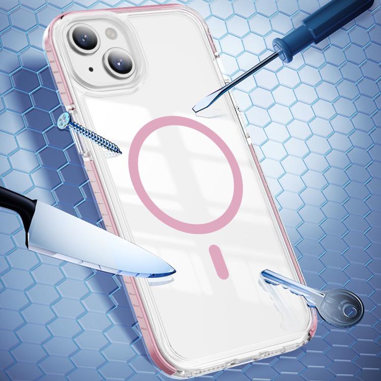 Coque de téléphone hybride TPU en acrylique magnétique transparent Crystal Shield, Pour iPhone 14 Plus, Pour iPhone 14 / 13, Pour iPhone 14 Pro, Pour iPhone 14 Pro Max, Pour iPhone 13 Pro Max, Pour iPhone 13 Pro