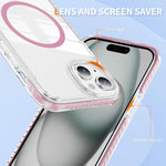 Coque de téléphone hybride TPU en acrylique magnétique transparent Crystal Shield, Pour iPhone 14 Plus, Pour iPhone 14 / 13, Pour iPhone 14 Pro, Pour iPhone 14 Pro Max, Pour iPhone 13 Pro Max, Pour iPhone 13 Pro