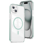 Coque de téléphone hybride TPU en acrylique magnétique transparent Crystal Shield, Pour iPhone 14 Plus, Pour iPhone 14 / 13, Pour iPhone 14 Pro, Pour iPhone 14 Pro Max, Pour iPhone 13 Pro Max, Pour iPhone 13 Pro