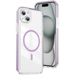 Coque de téléphone hybride TPU en acrylique magnétique transparent Crystal Shield, Pour iPhone 14 Plus, Pour iPhone 14 / 13, Pour iPhone 14 Pro, Pour iPhone 14 Pro Max, Pour iPhone 13 Pro Max, Pour iPhone 13 Pro