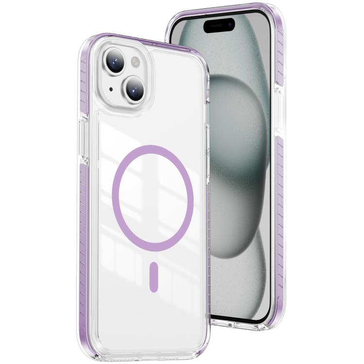 Coque de téléphone hybride TPU en acrylique magnétique transparent Crystal Shield, Pour iPhone 14 Plus, Pour iPhone 14 / 13, Pour iPhone 14 Pro, Pour iPhone 14 Pro Max, Pour iPhone 13 Pro Max, Pour iPhone 13 Pro