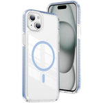 Coque de téléphone hybride TPU en acrylique magnétique transparent Crystal Shield, Pour iPhone 14 Plus, Pour iPhone 14 / 13, Pour iPhone 14 Pro, Pour iPhone 14 Pro Max, Pour iPhone 13 Pro Max, Pour iPhone 13 Pro