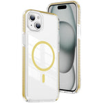 Coque de téléphone hybride TPU en acrylique magnétique transparent Crystal Shield, Pour iPhone 14 Plus, Pour iPhone 14 / 13, Pour iPhone 14 Pro, Pour iPhone 14 Pro Max, Pour iPhone 13 Pro Max, Pour iPhone 13 Pro