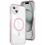Coque de téléphone hybride TPU en acrylique magnétique transparent Crystal Shield, Pour iPhone 14 Plus, Pour iPhone 14 / 13, Pour iPhone 14 Pro, Pour iPhone 14 Pro Max, Pour iPhone 13 Pro Max, Pour iPhone 13 Pro