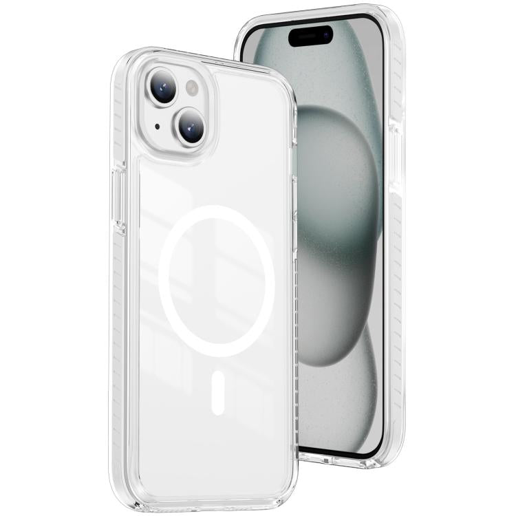 Coque de téléphone hybride TPU en acrylique magnétique transparent Crystal Shield, Pour iPhone 14 Plus, Pour iPhone 14 / 13, Pour iPhone 14 Pro, Pour iPhone 14 Pro Max, Pour iPhone 13 Pro Max, Pour iPhone 13 Pro