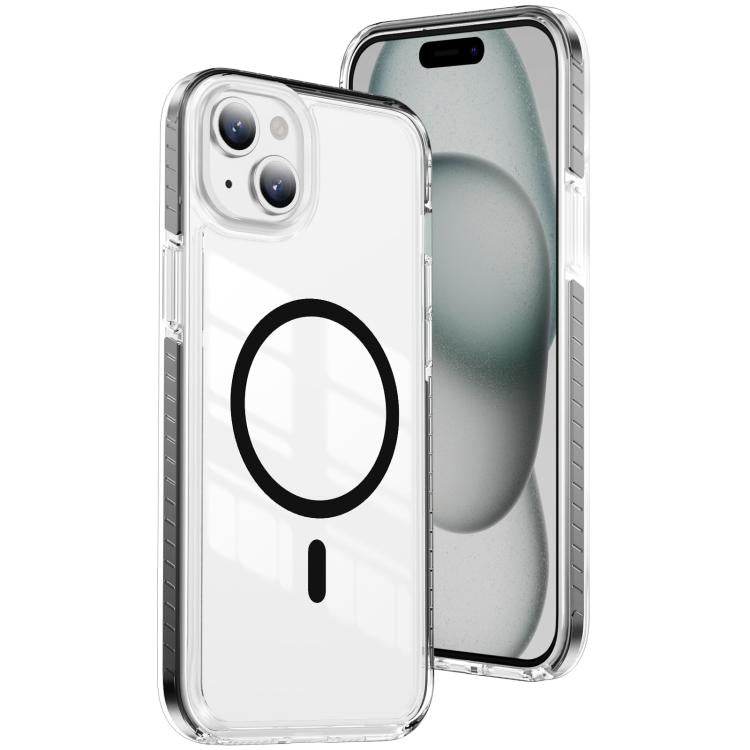 Coque de téléphone hybride TPU en acrylique magnétique transparent Crystal Shield, Pour iPhone 14 Plus, Pour iPhone 14 / 13, Pour iPhone 14 Pro, Pour iPhone 14 Pro Max, Pour iPhone 13 Pro Max, Pour iPhone 13 Pro