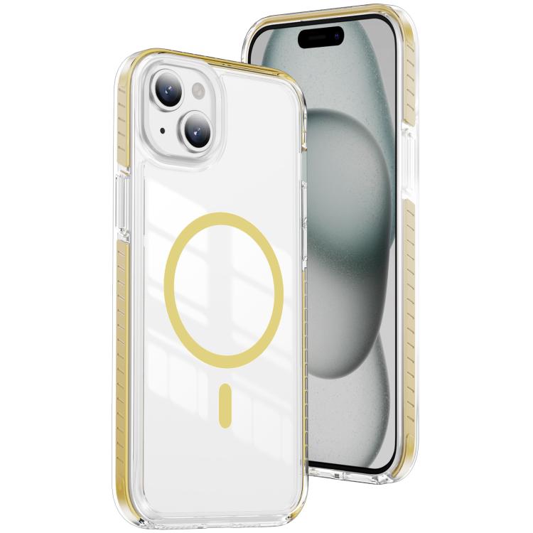 Coque de téléphone hybride TPU en acrylique magnétique transparent Crystal Shield, Pour iPhone 14 Plus, Pour iPhone 14 / 13, Pour iPhone 14 Pro, Pour iPhone 14 Pro Max, Pour iPhone 13 Pro Max, Pour iPhone 13 Pro