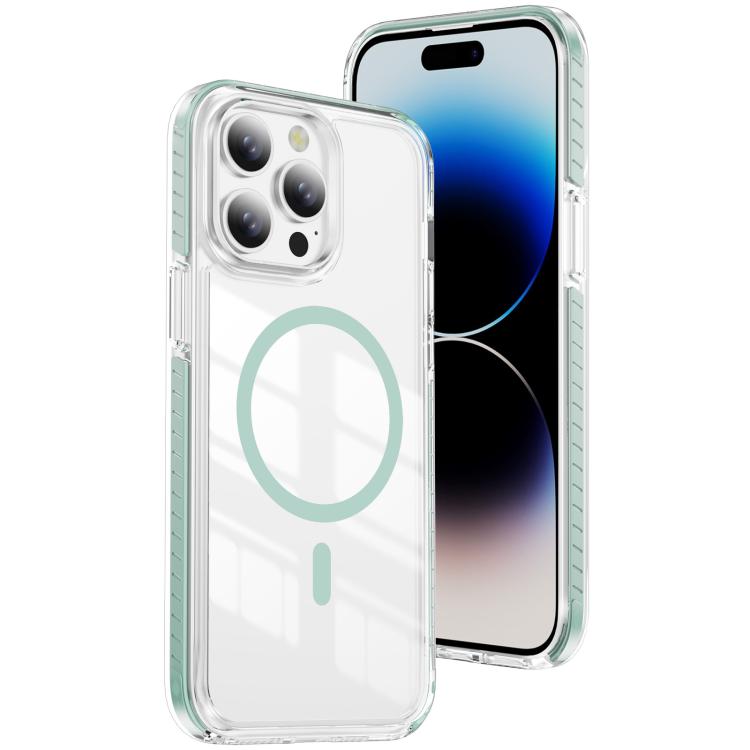 Coque de téléphone hybride TPU en acrylique magnétique transparent Crystal Shield, Pour iPhone 14 Plus, Pour iPhone 14 / 13, Pour iPhone 14 Pro, Pour iPhone 14 Pro Max, Pour iPhone 13 Pro Max, Pour iPhone 13 Pro