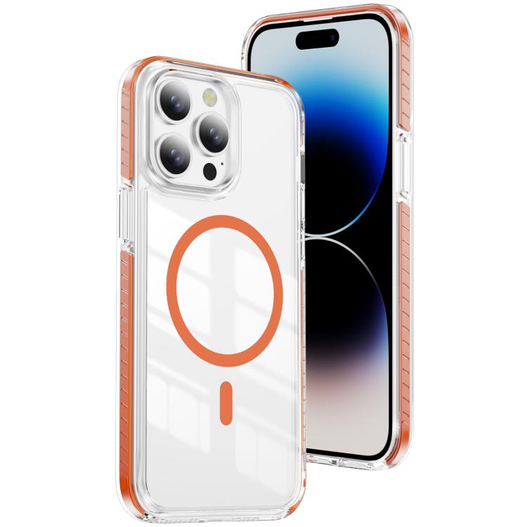 Coque de téléphone hybride TPU en acrylique magnétique transparent Crystal Shield, Pour iPhone 14 Plus, Pour iPhone 14 / 13, Pour iPhone 14 Pro, Pour iPhone 14 Pro Max, Pour iPhone 13 Pro Max, Pour iPhone 13 Pro
