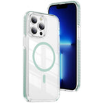 Coque de téléphone hybride TPU en acrylique magnétique transparent Crystal Shield, Pour iPhone 14 Plus, Pour iPhone 14 / 13, Pour iPhone 14 Pro, Pour iPhone 14 Pro Max, Pour iPhone 13 Pro Max, Pour iPhone 13 Pro