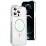 Coque de téléphone hybride en acrylique magnétique transparent Crystal Shield, pour iPhone 12 / 12 Pro, pour iPhone 12 Pro Max