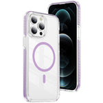 Coque de téléphone hybride en acrylique magnétique transparent Crystal Shield, pour iPhone 12 / 12 Pro, pour iPhone 12 Pro Max