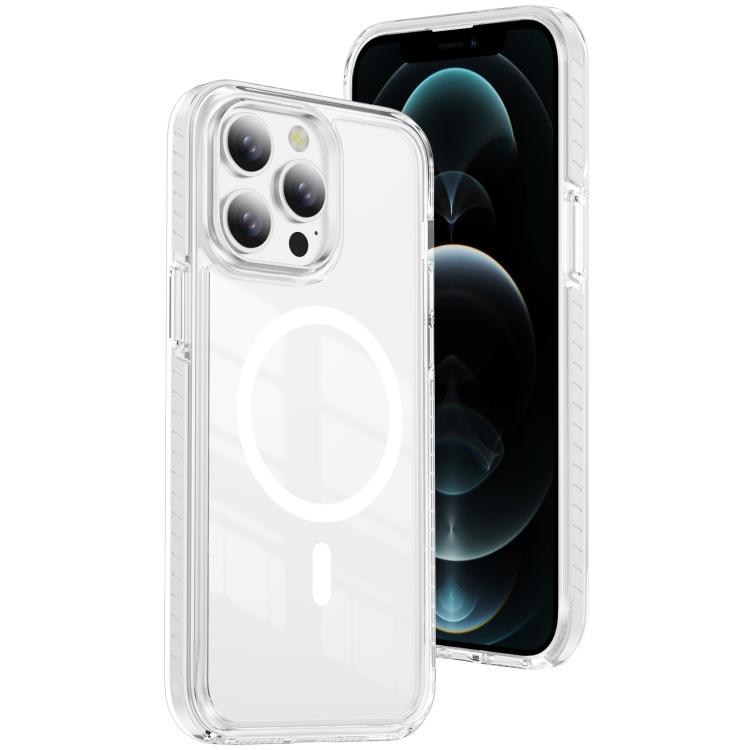 Coque de téléphone hybride en acrylique magnétique transparent Crystal Shield, pour iPhone 12 / 12 Pro, pour iPhone 12 Pro Max