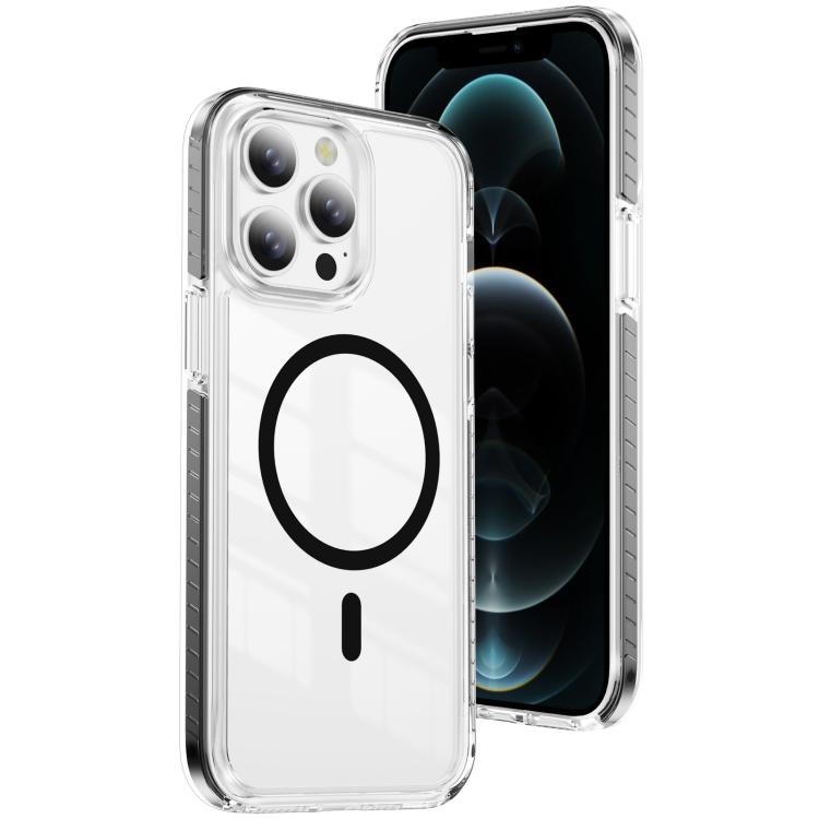 Coque de téléphone hybride en acrylique magnétique transparent Crystal Shield, pour iPhone 12 / 12 Pro, pour iPhone 12 Pro Max
