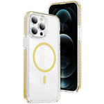 Coque de téléphone hybride en acrylique magnétique transparent Crystal Shield, pour iPhone 12 / 12 Pro, pour iPhone 12 Pro Max