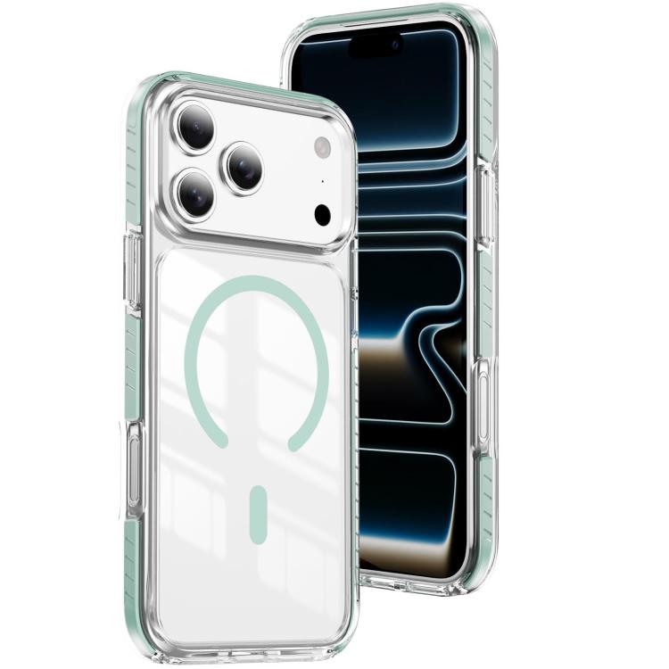 Étui de téléphone hybride en acrylique et TPU magnétique transparent Crystal Shield, pour iPhone 17 Pro Max, pour iPhone 17 Pro, pour iPhone 17, pour iPhone Air, pour iPhone 16 Pro Max, pour iPhone 16 Pro