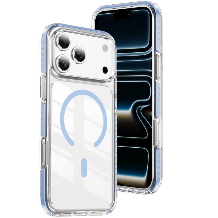 Étui de téléphone hybride en acrylique et TPU magnétique transparent Crystal Shield, pour iPhone 17 Pro Max, pour iPhone 17 Pro, pour iPhone 17, pour iPhone Air, pour iPhone 16 Pro Max, pour iPhone 16 Pro