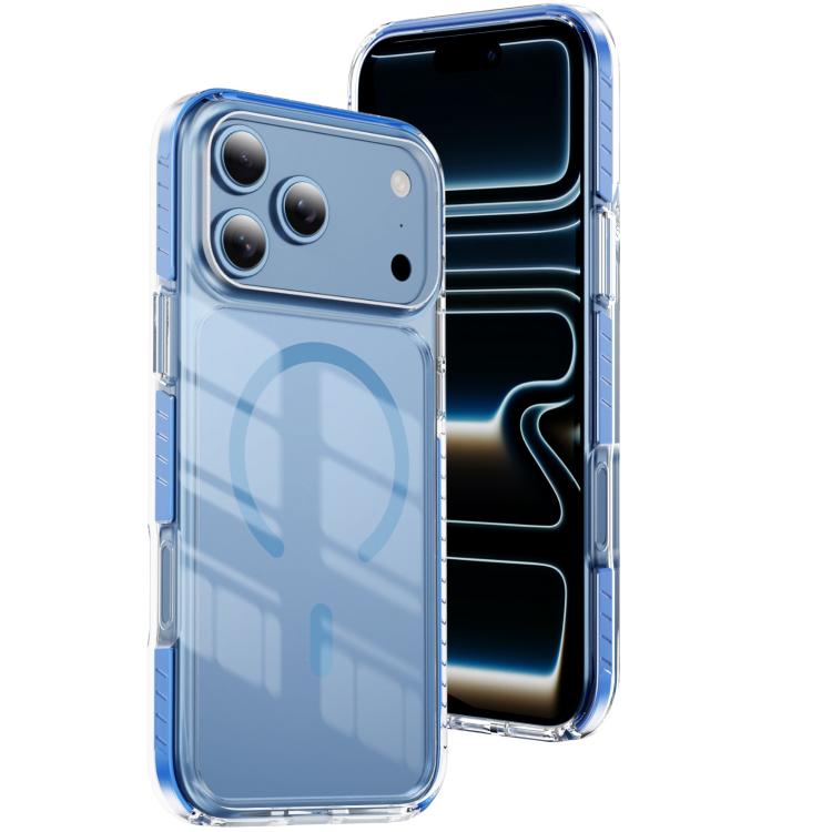 Étui de téléphone hybride en acrylique et TPU magnétique transparent Crystal Shield, pour iPhone 17 Pro Max, pour iPhone 17 Pro, pour iPhone 17, pour iPhone Air, pour iPhone 16 Pro Max, pour iPhone 16 Pro