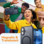 Coque de téléphone givrée magnétique XDcase Skin Feel avec film de protection d'objectif, Pour iPhone 17 Pro Max, Pour iPhone 17 Pro, Pour iPhone 17, Pour iPhone Air