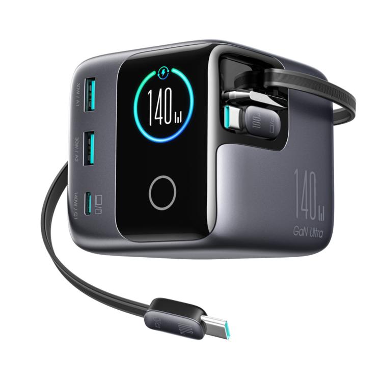 Chargeur de bureau GaN JOYROOM JR-TRD01 PODIX 140W 5 ports, prise US, prise EU, prise UK