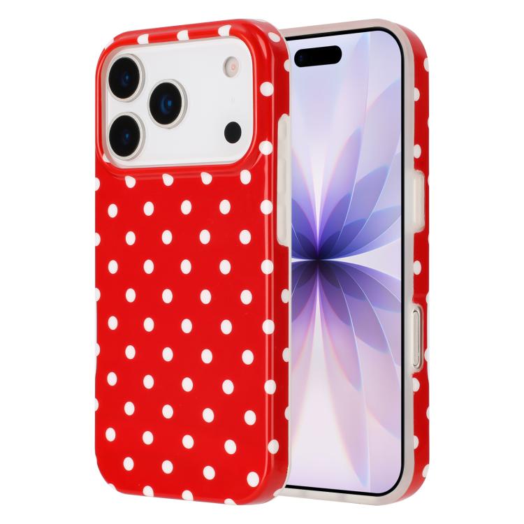 Coque de téléphone à couverture complète en TPU à motif de pois colorés IMD, pour iPhone 17 Pro Max, pour iPhone 17 Pro, pour iPhone 17, pour iPhone 16 Pro Max, pour iPhone 16 Pro, pour iPhone 16 Plus