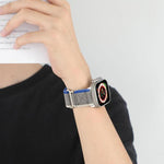 Lot de 5 bracelets de montre en nylon tressé avec boucle en métal à double section xDfind, pour Apple Watch 42 / 44 / 45 / 46 / 49 mm, pour Apple Watch 38 / 40 / 41 / S11 42 mm