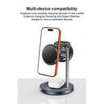 Station de recharge magnétique sans fil 3-en-1 Yesido DS40 Qi2.2, DS40