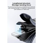 Câble de données de charge Yesido CA201 27W Type-C vers 8 broches avec écran OLED, Type-C vers 8 broches
