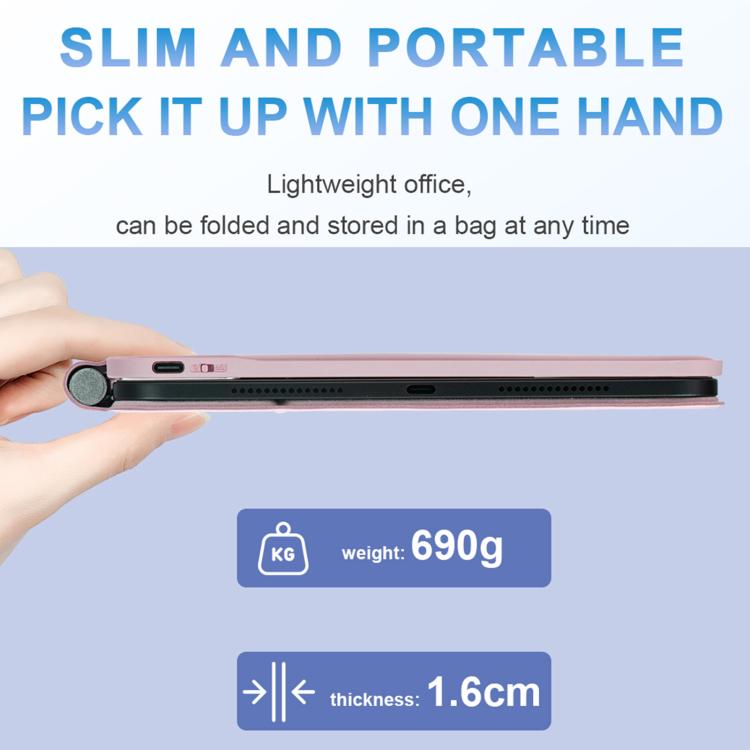 Touch Pad Bluetooth Keyboard Leather Tablet Cover, For iPad 2025 / 2022, For iPad Air 13 2025 / 2024 / Pro 12.9 2022