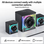 Enceinte Bluetooth RGB colorée 2.1 canaux 40W avec subwoofer Yesido YSW41, YSW41