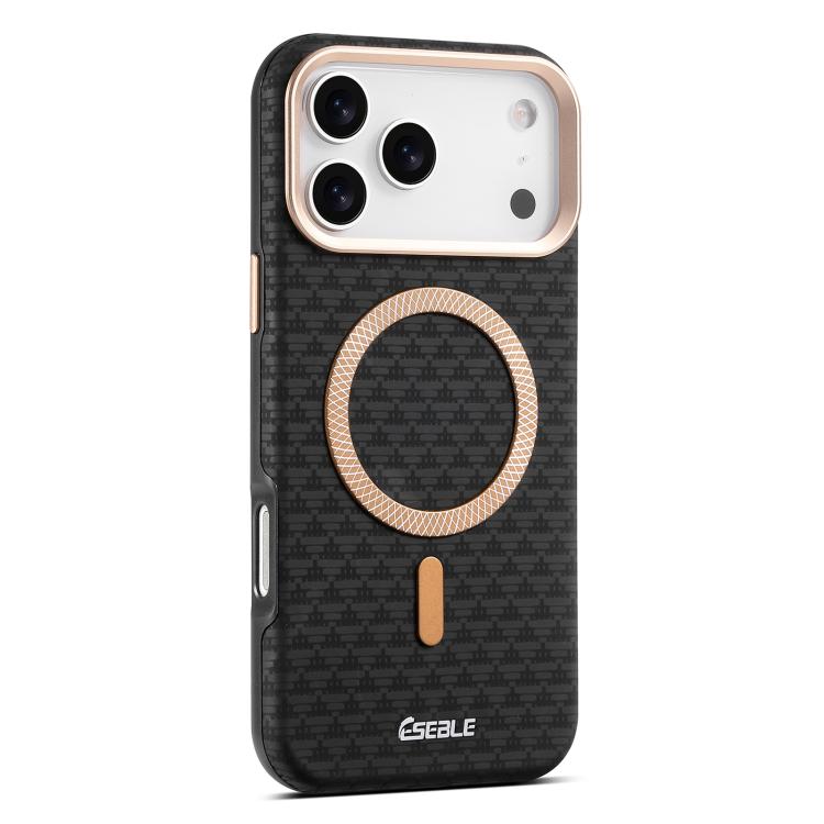 ESEBLE L3 Triangular Shield Metal Lens Magnetic Phone Case, For iPhone 17 Pro Max, For iPhone 17 Pro