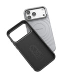 Coque de téléphone magnétique en TPU texturé vague BIBERCAS, pour iPhone 17 Pro Max