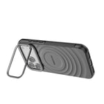 Coque de téléphone magnétique en TPU texturé vague BIBERCAS, pour iPhone 17 Pro Max