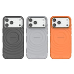 Coque de téléphone magnétique en TPU texturé vague BIBERCAS, pour iPhone 17 Pro Max