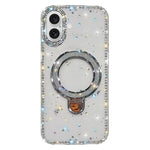 Coque de téléphone IMD double face à strass pailletés avec béquille, Pour iPhone 17 Pro Max, Pour iPhone 17 Pro, Pour iPhone 17, Pour iPhone Air, Pour iPhone 16 Pro Max, Pour iPhone 16 Pro, Pour iPhone 16 Plus, Pour iPhone 16